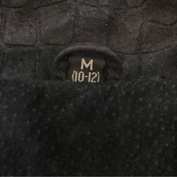 Vintage sueded leather fringed crop jacket medium - Picture 8 of 15